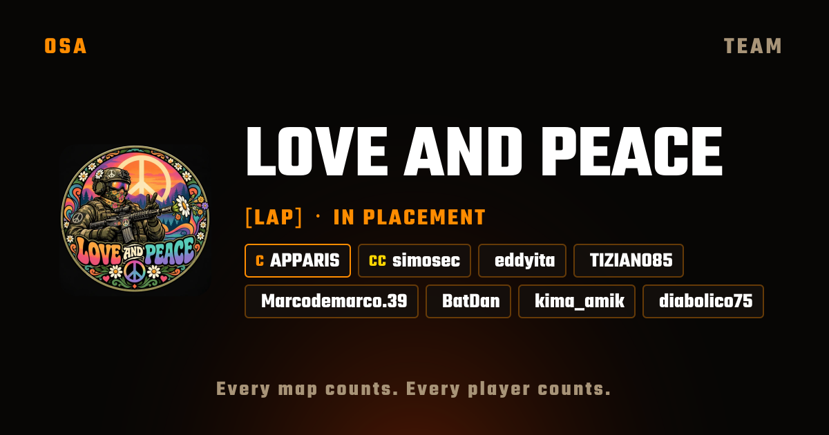 LOVE AND PEACE (LAP) · Onward Snake League